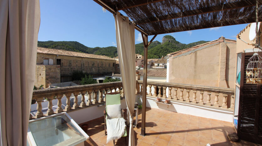 Alaró, Haus mit Patio, Pool und Terrasse mit Aussicht, Kauf, Mallorca
