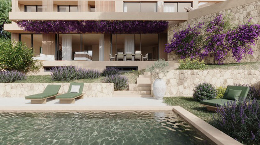 luxury villa project 38 in Bendinat Mallorca on sale