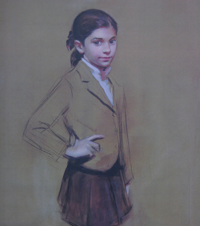 Niña uniforme