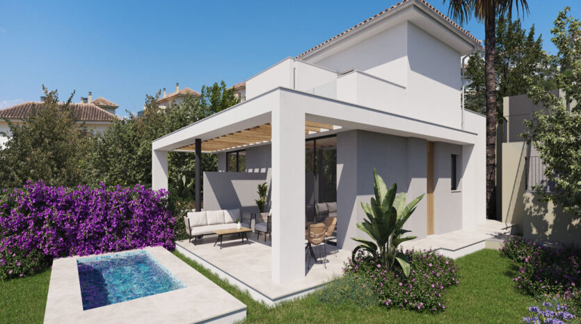 Chalet adosado Mallorca residencial cerca del mar en venta