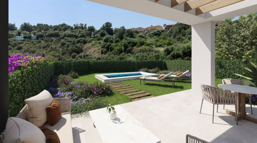 Chalet adosado Mallorca residencial cerca del mar en venta